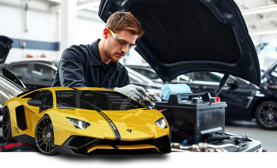 Lamborghini Car Battery Repair in Dubai