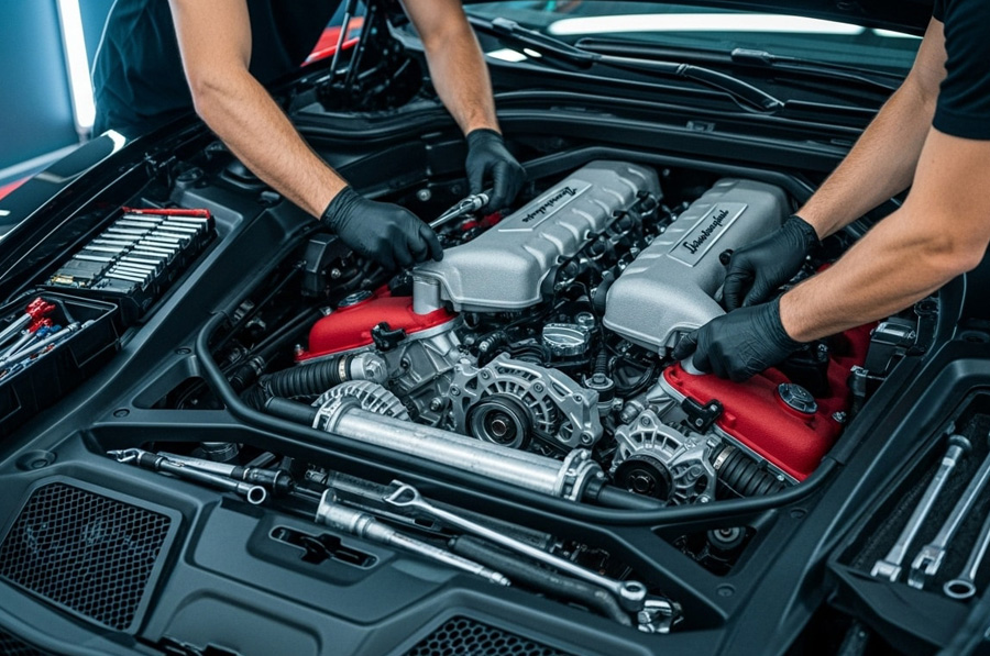 Lamborghini Engine Repair Services in Dubai