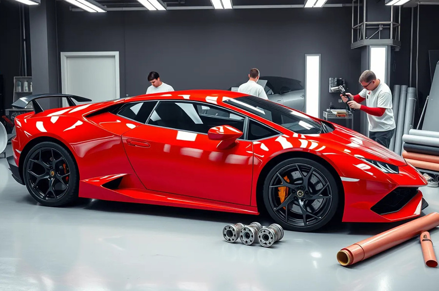 Lamborghini Car Paint Services in Dubai