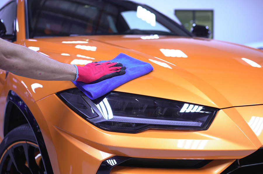 Lamborghini Car Polish & Detailing Services in Dubai